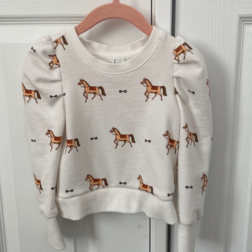 Janie and Jack Horse Sweatshirt